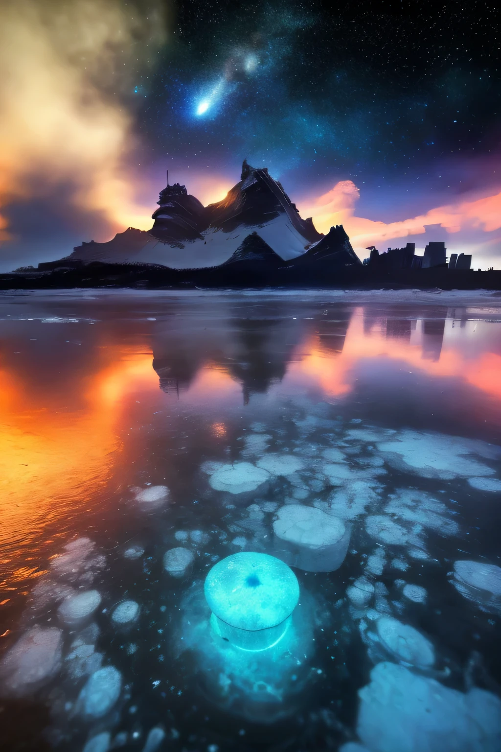 estrelas bioluminescentes no céu, céu touquois, nuvens macias de algodão, Tourqouis Ondas do Oceano, brilhante, água roxa de bolhas de metano congelado, galáxia, Iluminação complementar. beach período noturno, ondas bioluminescentes azuis no oceano, e cidade visível ao longe. noite escuro oceano, período noturno. Cidade futurista flutuando no mar brilhante Haverá uma luz azul na praia，Fotos do litoral、（luminance：1.1）、8k hd、SLR、iluminação suave、alta qualidade、grão de filme、Fujifilm XT3，cenário，fotografia de，Ultra foto realsisim. sustentada por torres brilhantes que alcançam as nuvens - os anéis do planeta Saturno visíveis no céu, Surreal ，estrelado，céu estrelado，galáctico，meteors surging in the wavesThis top-quality obra de arte, capturado em detalhes hiper-realistas com uma Carl Zeiss 16mm f/1.8 lentes, apresenta uma cena inspiradora de estruturas imponentes que desafiam os elementos, enquanto eles se elevam serenamente acima das ondas turbulentas do mar. A intrincada mistura de arquitetura é illum ((mais alta qualidade, 8K, obra de arte, fotorrealismo, Foto CRU, mais alta qualidade)), futuristic city on titan on glowing and ice covered trees against night galáxia sky, cidade de ficção científica na paisagem titã, super nova no céu, céu nebuloso, noite ensolarada de inverno estrelada, ultra-realistic, alta definiçãoRealismo, fotos realistas,filmado com Canon EOS 5D Mark IV , galáxia and aurora visible in the sky, céu nebuloso. (Fantasia moderna de ficção científica: capricho:1.4) (Horizonte da paisagem urbana da metrópole:1.1) cercado por (rios e cachoeiras em um vale de montanha rochosa:1.4) (ambos genshin:0.6) (ghibli:1.0) (deus da guerra:0.6) (Horizonte Zero Amanhecer:0.6) (Credo dos Assassinos:1.0) (guerra nas estrelas:1.0) (Jornada nas Estrelas:1.0) (Horizonte Proibido Oeste:0.6) (Avatar Pandora:1.0) (Singapura Hong Kong:1.2) (photogenic photo hdr sharp focus intricate detail composition rule of thirds dof 8K contracts reflections flower glow saturated dawn:1.2) (particuls:0,8) (Liquidificado