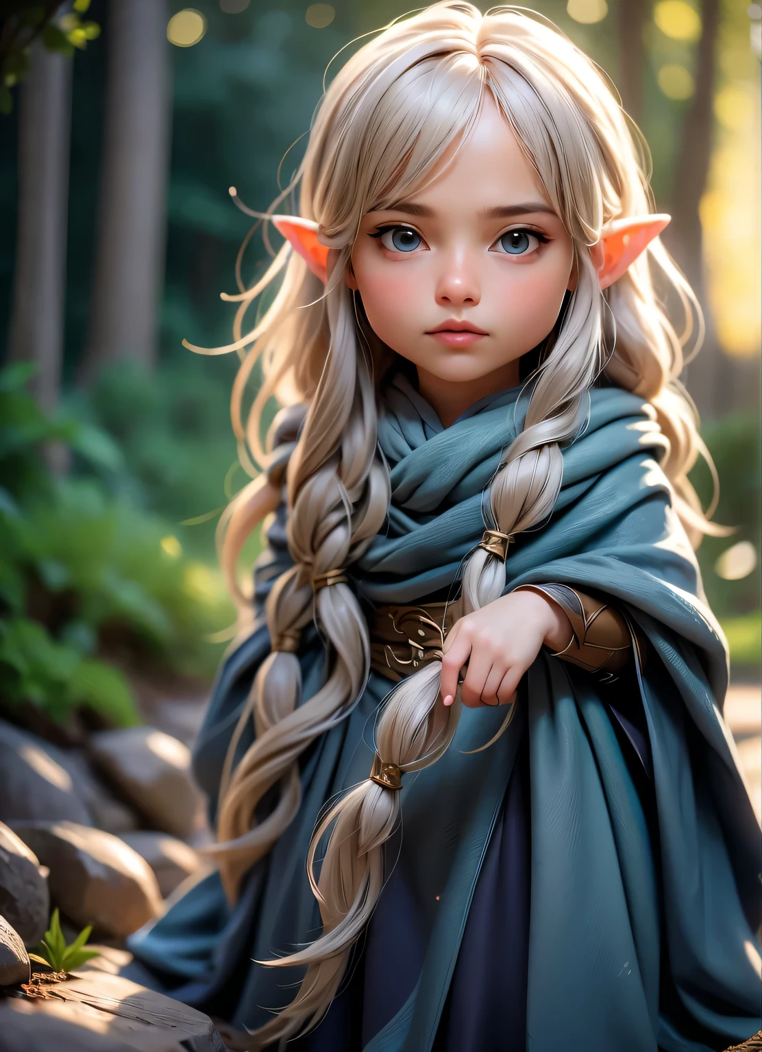 (detailed face, detailed eyes, clear skin, clear eyes), lotr, fantasy, elf, female, full body, looking at viewer, portrait, photography, detailed skin, realistic, photo-realistic, 8k, highly detailed, full length frame, High detail RAW color art, piercing, diffused soft lighting, shallow depth of field, sharp focus, hyperrealism, cinematic lighting
