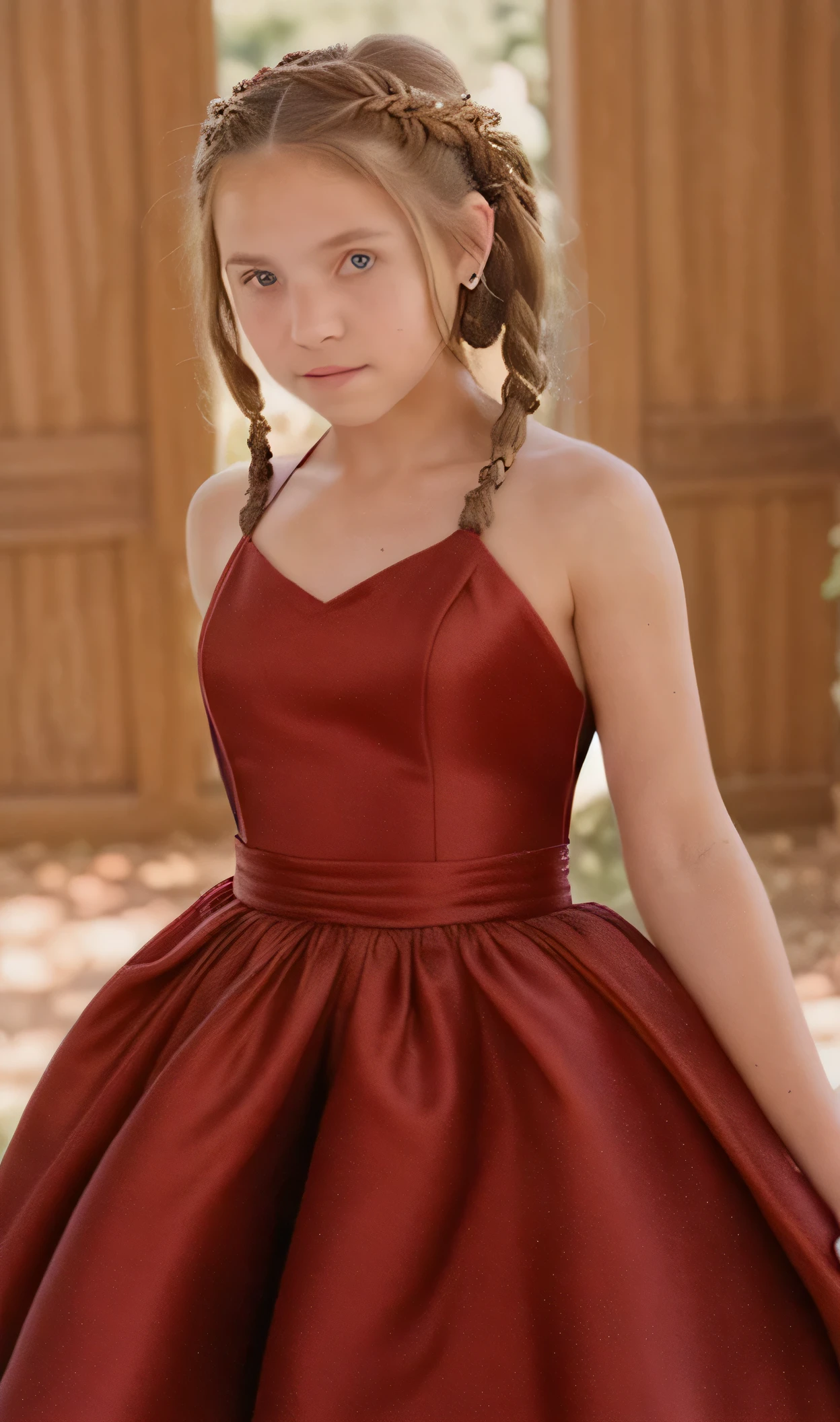 Boy Wearing Bridesmaid Dress