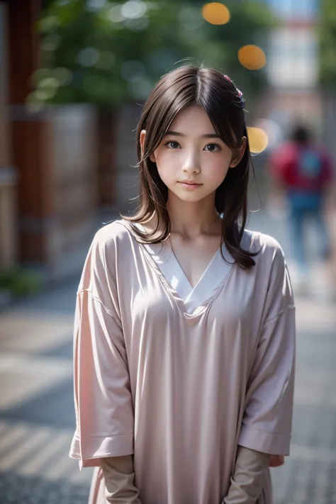 Best image quality, focus, soft light, 15 years old, ((Japanese)), (((front, young face))), (depth of field), super high resolut...