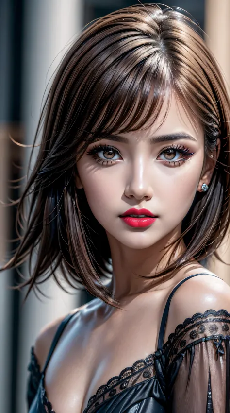 ((perfect round eyes))、dressed, (details of a very beautiful face)(best quality:1.4)16k resolution,(photo realistic:1.65), (real...