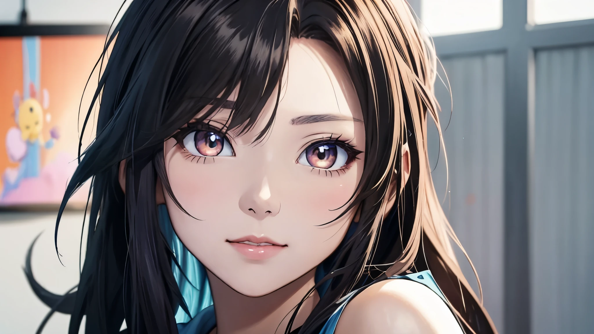 anime girl avec des cheveux colorés et une robe colorée, rossdraws pastel vibrants, Ross dessine des dessins animés vibrants, style animé 4k, beau portrait animé, germe d&#39;art coloré!!!, ! germe d&#39;art de rêve, belle fille animée, art numérique dans un style anime, Fond d&#39;écran animé 4k, Fond d&#39;écran animé 4k, art animé numérique, ArtGerm très détaillé
