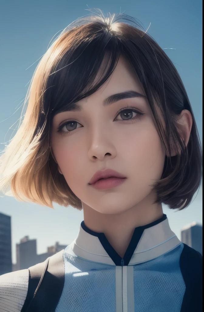 (1 girl:1.3), alone, __body parts__, official art, unified 8k wallpaper, super detailed, beautiful and aesthetic, beautiful, masterpiece, best quality, raw, masterpiece, Super detailed photos, best quality, ultra high resolution, Photo realism, Sunlight, full body portrait, amazing beauty, dynamic poses, delicate face, vibrant eyes, (from the front), She&#39;s wearing a futuristic Captain America jersey, blue color scheme, (holding a shield), There is a capital letter A on the chest, Very detailed abandoned warehouse background, Detailed face, Detailed complex busy background, messy, Gorgeous, milky, highly refined skin, Realistic skin details, Visible pores, sharp focus, volumetric fog, 8K Ultra HD, DSLR camera, high quality, film grain, White skin, photorealism, Photography, dystopian metropolis of the future, view from below, translucent