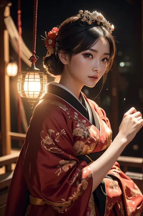 Vortex of Light,
(((Princess of the Heian period))),Swing your arms wide,red long kimono,photo-realistic,cinematic lighting,very...
