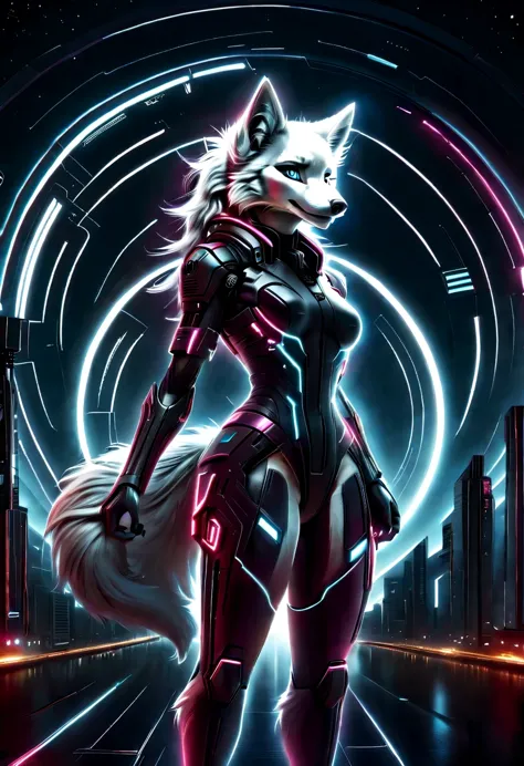 《codename arctic fox》,Science fiction,futuristic,cyberpunk,Surrealism,
