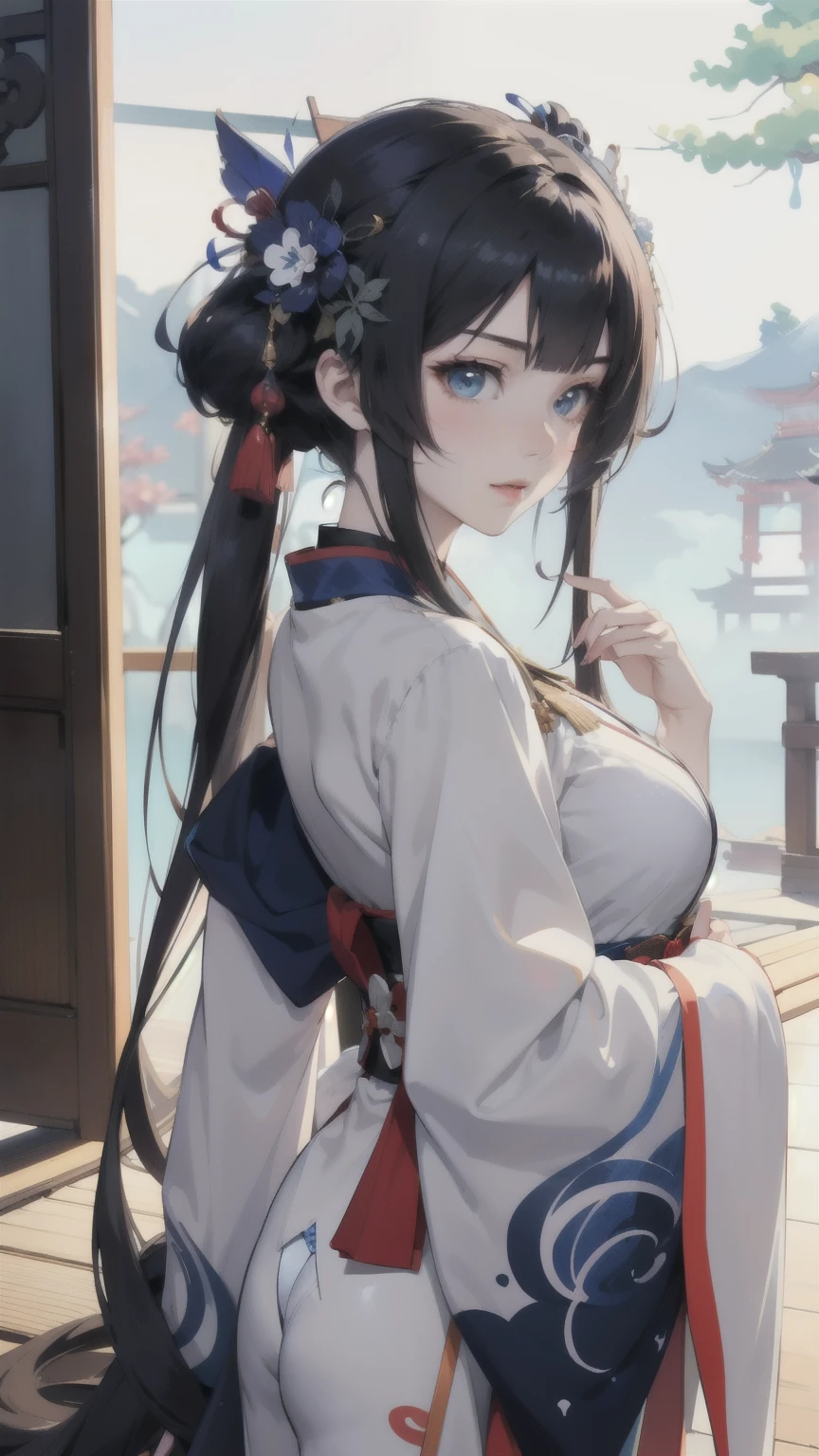 anime girl, 诱人的anime girl, azure lane style, japanese goddess, , Beautiful charming anime woman, anime goddess, Onmyoji,beautiful anime girl, fine details. girls frontline, fleet collection style, by Shitao, Gurwitz Masterpiece, beautiful fantasy queen