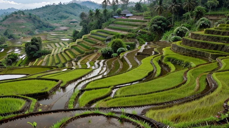 Rice Terraces With Breathtaking Panorama View, Banaue, Philippines
