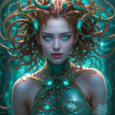(1 female medusa-like mutant: 1.2), With a beautiful, enchanting face, this alien seduces us with her allure. Her captivating re...