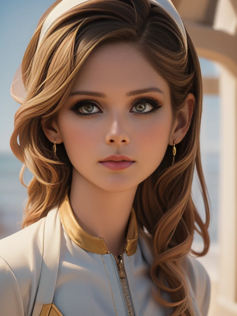 (best quality,4k,8k,highres,masterpiece:1.2),ultra-detailed,(realistic,photorealistic,photo-realistic:1.37),classic style,warm tones,soft lighting,realistic details,soft shadows,shiny skin,intense gaze.