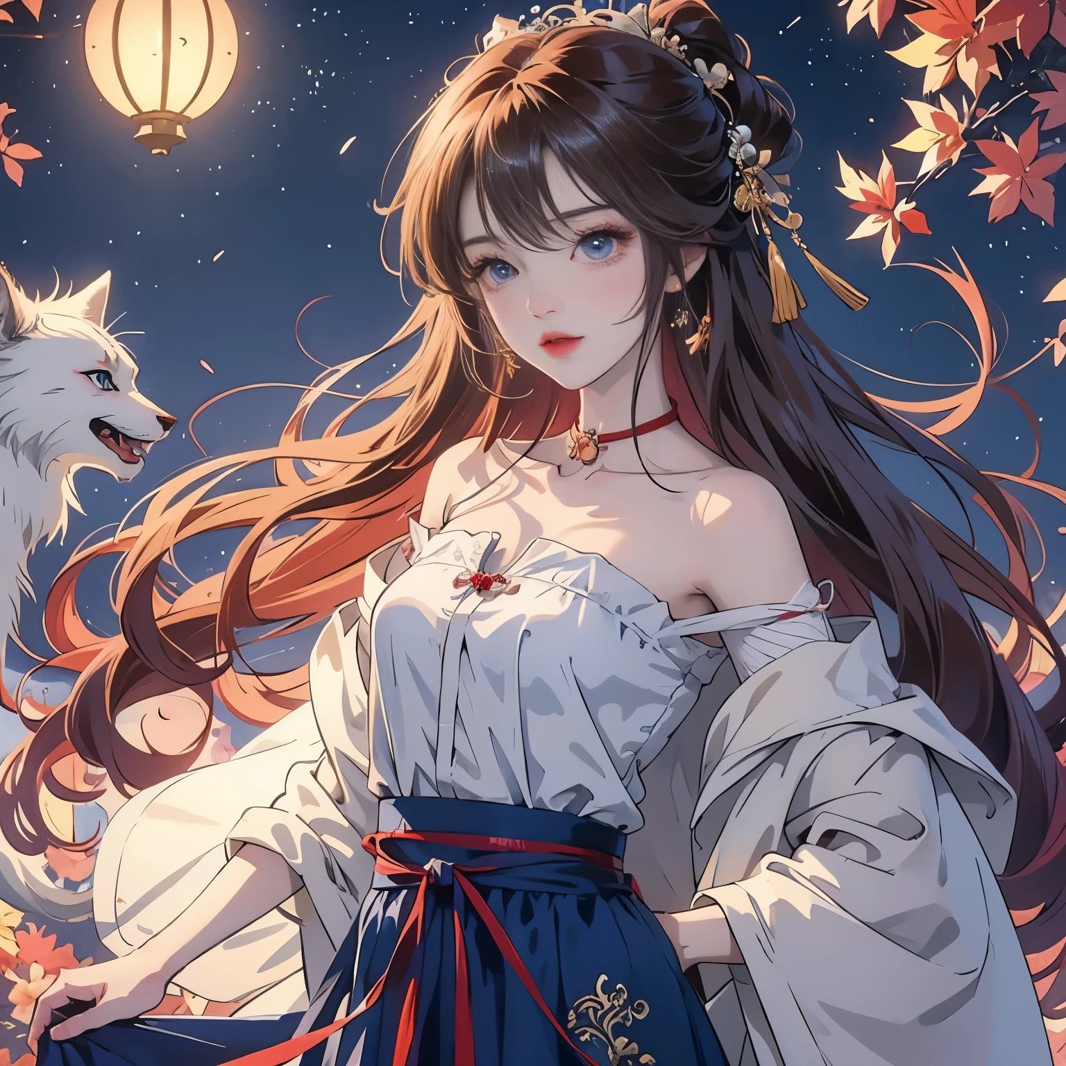 anime girl，long hair，blue eyes，holding a cat, anime style 4k, Beautiful anime girl, Beautiful anime, Cute anime waifu wearing beautiful clothes, anime art wallpaper 8k, Beautiful anime portrait, 漂亮的anime girl, Beautiful anime style, Beautiful anime catgirl, Beautiful anime woman, anime art wallpaper 4k, Anime Art Wallpaper 4k, 可爱的anime girl