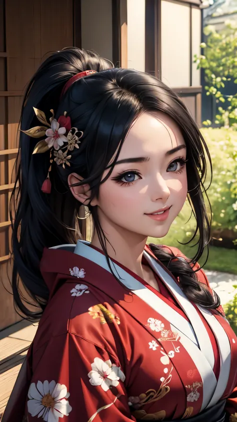 (masterpiece), highest quality, expressive eyes, Beautiful cartoon Japanese woman with perfect face, cartoon cute anime, beautif...