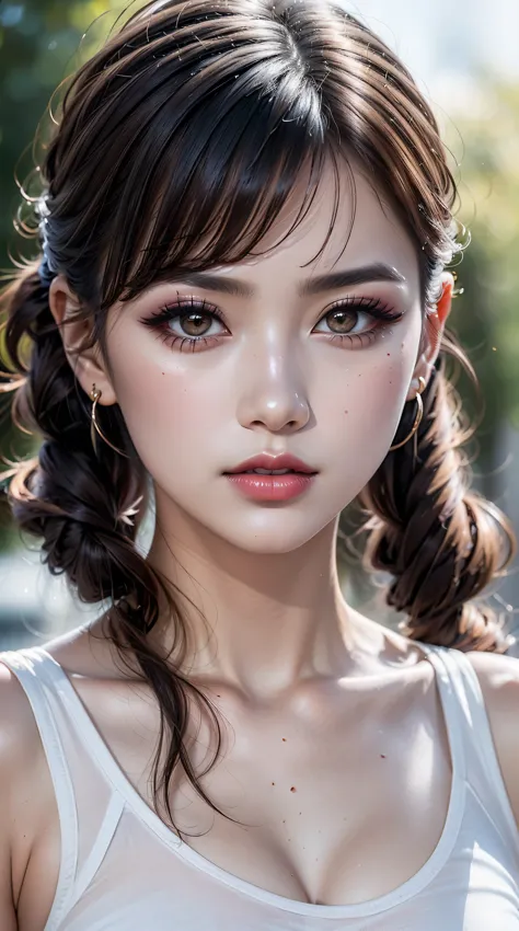(a girl in a garden:1.2),(details of a very beautiful face)(best quality:1.4)16k resolution,(photo realistic:1.45), (realistic:1...