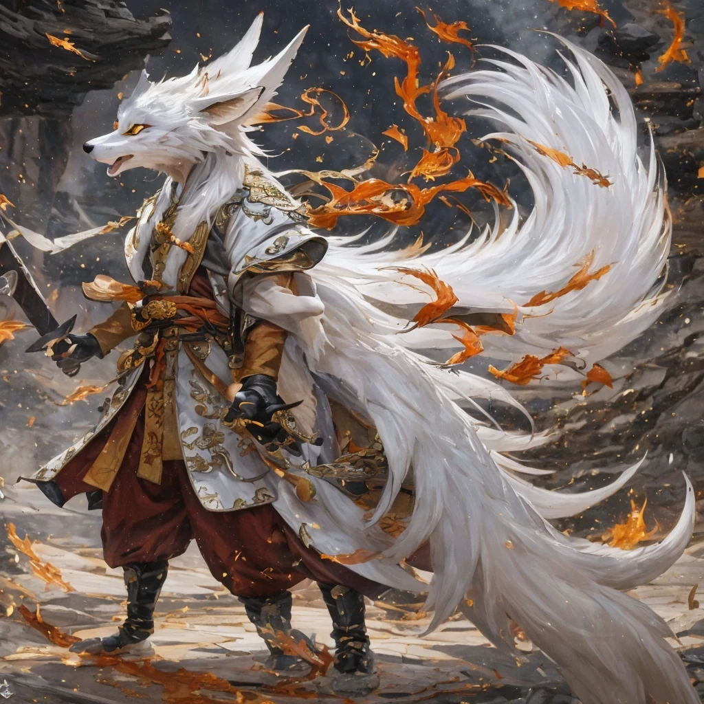 Nine-tailed fox 32k，Telephoto tilt-shift micro viewing angle，red and white仙魔界, Chance encounter with Liu Hanshu, He saw his old self in him, Decided to accept him as a disciple, teach him how to protect himself, But because of the hidden star map, Phoenix and the Liu family、Jade Sword Sect builds relationships, Beginning with the death of Liu Hanshu, Qin Yu embarked on the road of confrontation with powerful enemies, work hard, make yourself stronger, Stick to your core path of justice, （nine-tailed fox）eyes full of anger，red and whitenine-tailed fox握緊了拳頭，dash forward，Give the opponent a fatal blow，full body lesbian，Full body nine-tailed fox male mage 32k（傑作canyon超HD）Phoenix（canyon）climb the streets， explosion scene（nine-tailed fox）， （dragon）， nine-tailed fox憤怒的戰鬥姿態， looking at the ground， batik linen headscarf， 中國red and white圖案長袖服裝， canyonred and whitenine-tailed fox（abstract acrylic splash：1.2）red and white（realistically：1.4），black hair，flour fluttering，rainbow background， high resolution， detail， RAW photos， Sharp Re， Nikon D850 film photo by Jefferies Lee 4 Kodak Portra 400 camera F1.6 guns, colorful, Ultra-realistic and vivid textures, dramatic lighting, Unreal Engine Art Station Trend, Sinest 800，red and white飄逸的霧氣,（（（叢林canyon）））The injured line up in the street（OK）climb the streets，Movie Master Instant Image Quality（masterpiece，HD，Ultra high quality，32k） （linen batik scarf）， fighting stance， looking at the ground， Linen bandana， 中國nine-tailed fox圖案長袖服裝， 早上的nine-tailed fox（Abstract gouache splash：1.2）， dark clouds lightning background，sprinkling