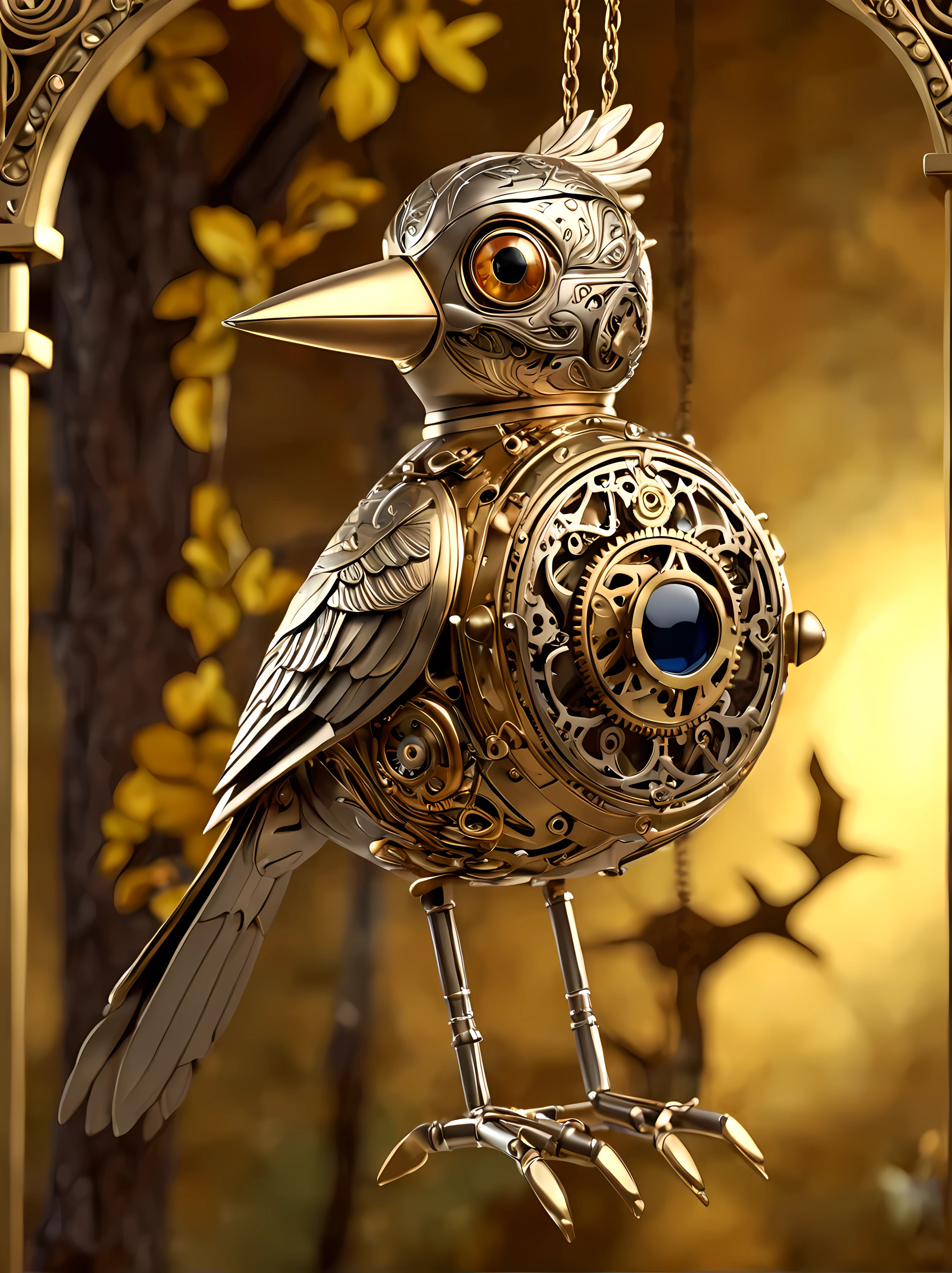 Full shot, cute cartoon style, design a mesmerizing mechanical Automaton representing the air element, polished metal body, delicate mechanical wings, subtle glowing LED lights, light blue intricate design, elegant, masterpiece in maximum 16K resolution, superb quality. | ((More_Detail))