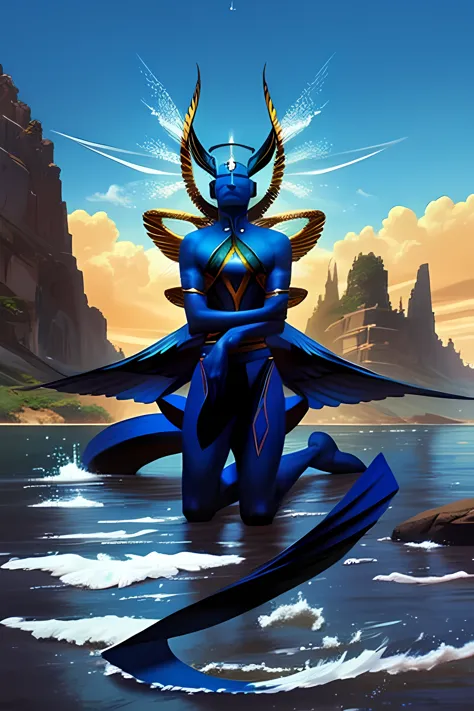 blue sphinx