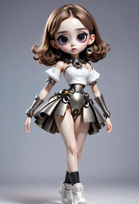 （best quality，4k，masterpiece：1.2），super detailed，lifelike：1.37，圣诞老人Mechanical dolls，有趣的action，decoration，Possess human emotions ...