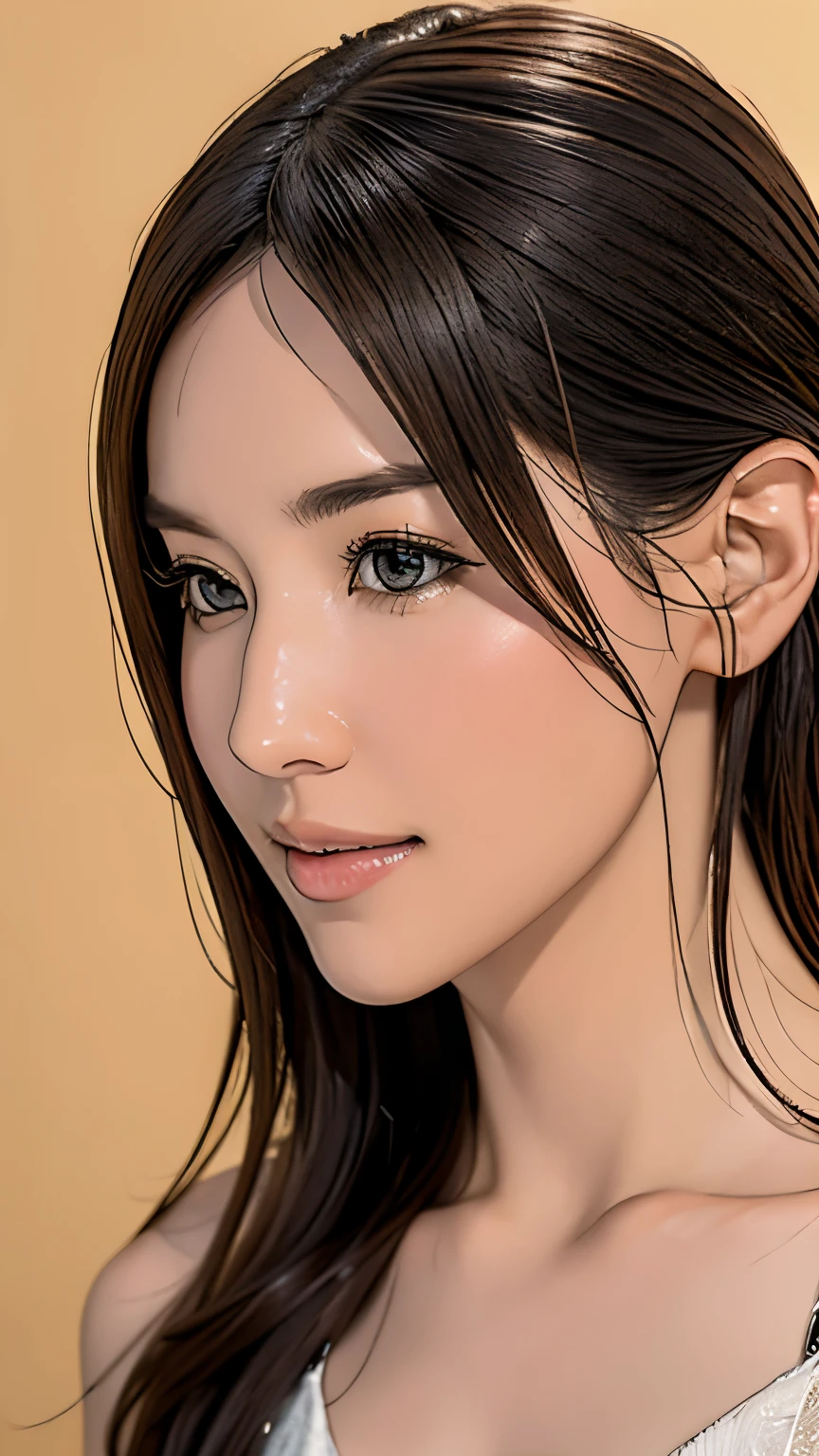 "Enhance quality and detail、create great work, A masterpiece of high-resolution CG that expresses ultra-realistic textures and detailed designs.."
(Prompt 1: "Enhance quality and detail，Create stunning high-resolution CG masterpieces，Features ultra-realistic texture and sophisticated design。")、smile with your mouth closed