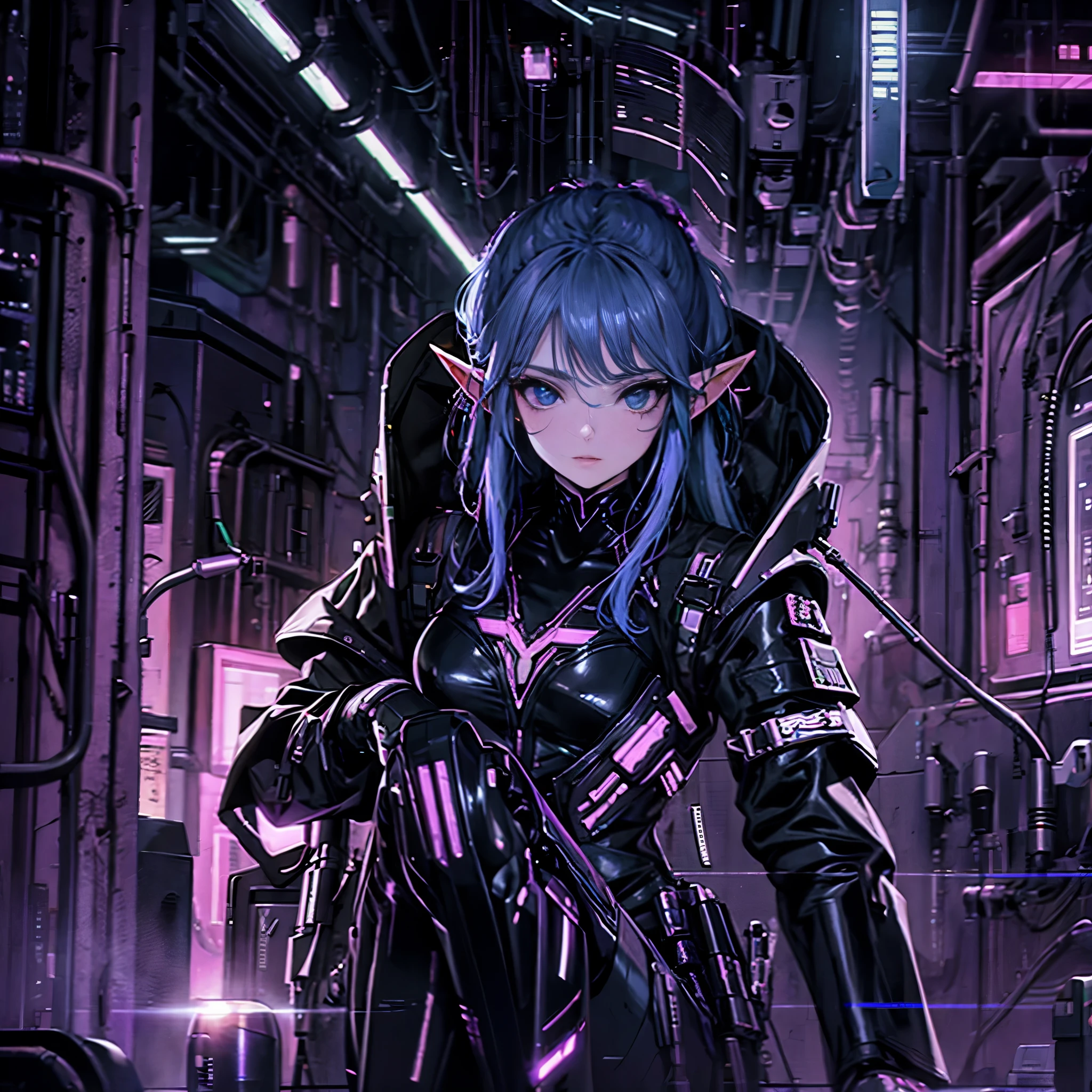 elf,cyber punk