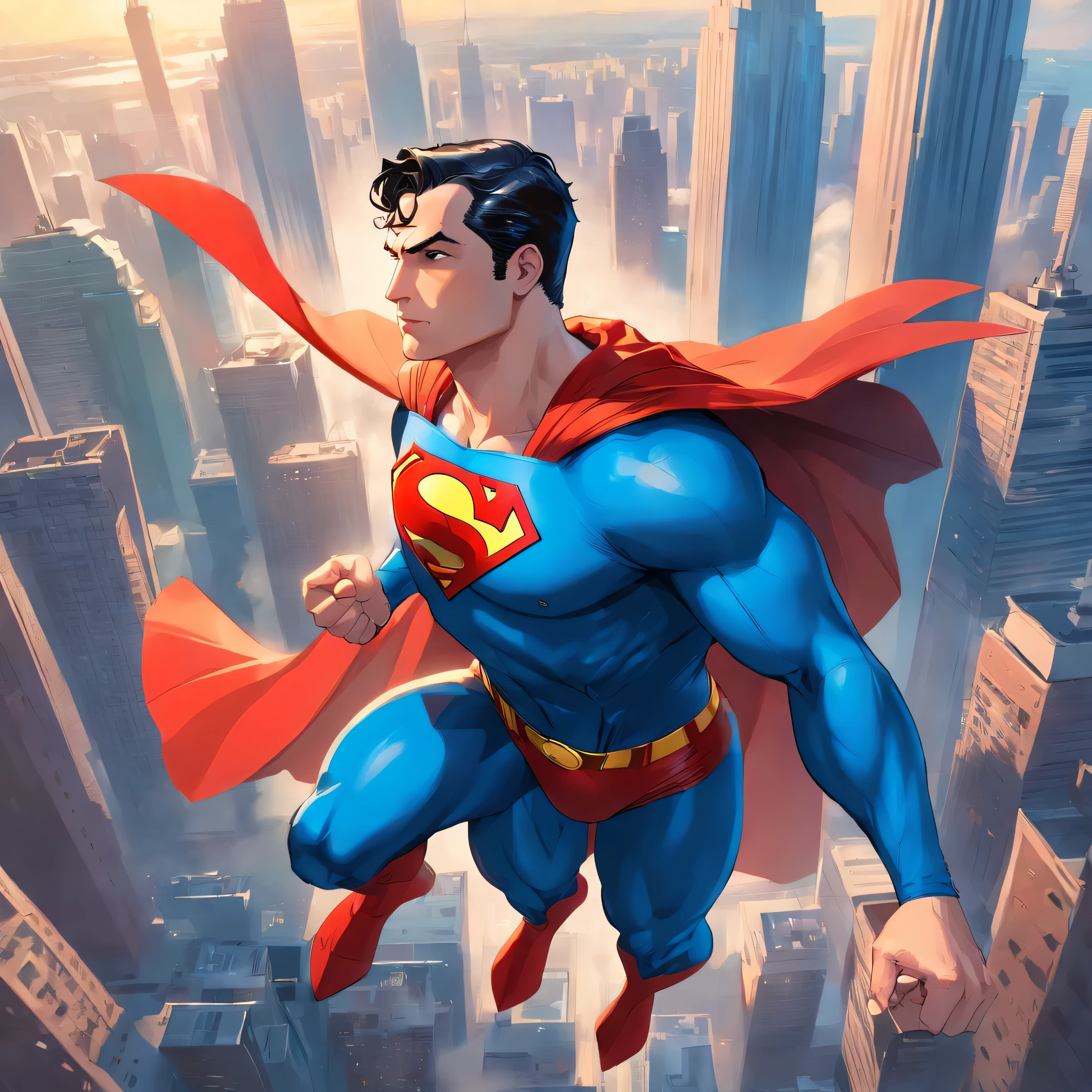 Download Superman Power Pose.png | Wallpapers.com
