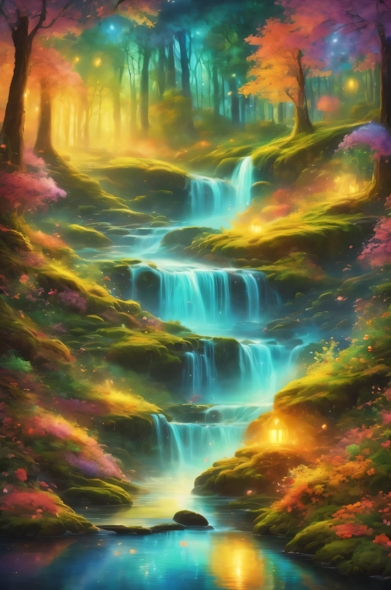 digital art,forest,Landscape painting,painting,forestの奥深く,深い緑のforest,beautifulforest,weak light,Tyndall effect,masterpiece,Oil paints,intricate details,T-Masterpiece,Inspiration,beautiful,rendering,masterpiece,最高masterpiece,Art work using light,Artistic,get used to it,Microparticles,flame,stream,Morning haze,early morning,,Gradation,masterpiece,最高masterpiece,highest quality,rendering,rich colors,colorfulな呪文を唱える,dream-like,Detailed details,In detail,,bright colors,beautiful光と影,magic,dream-like,Inspiration,beautiful,rendering,colorful,wonderful,particles of light,それにget used to it,masterpiece,最高masterpiece,Art work using light,Artistic,それにget used to it,Tyndall effect