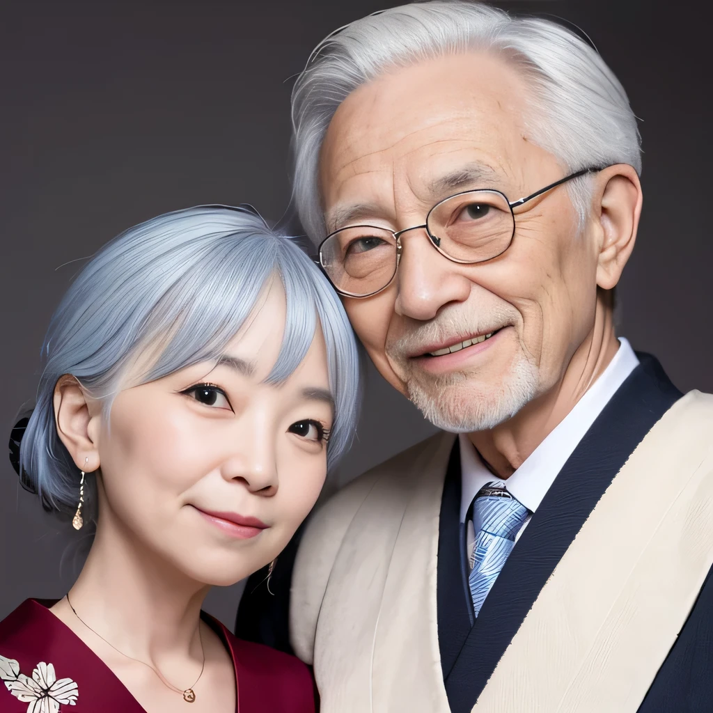 two old men and a woman,smile at the camera, 60mm portrait, Japanese face 70 years old, 70 years old, 100mm portrait, two old men and a woman, portrait photography, Photo taken with Nikon D750, Photo taken with Nikon D750, portrait shot 8k, 70mm portrait