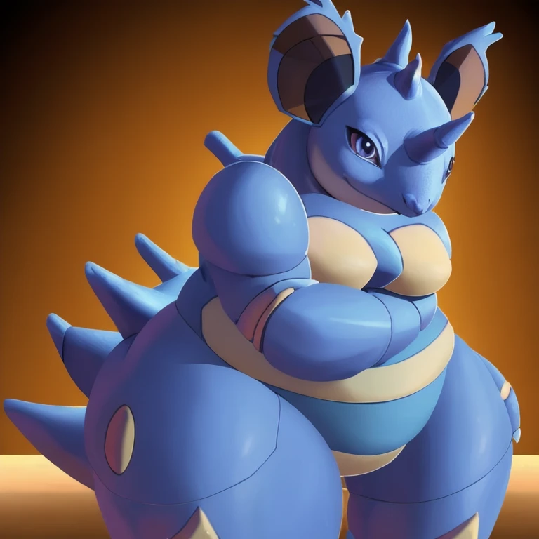 （((No human:2))),male,(((anthro))) (((solo:2))),full body,((nidoqueen1.3))),female focus, 8kK, A hyper-realistic, 3d rendered, Digital Art, (((Highly detailed shiny scales), (((beautiful and detailed portrait of a female nidoqueen :1.3))), (((which are full of confidence, Seductive))),(((The whole body showed)))