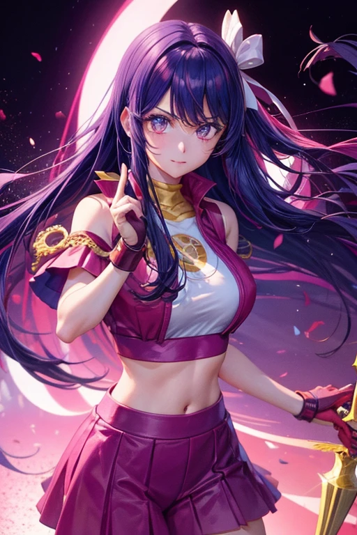 Athena Asamiya, el personaje de “The King of Fighters”, has the following physical characteristics12: Altura: 163 cm Peso: 49 kg Color de pelo: Purple Measurements: 83 cm (busto), 57 cm (cintura), 82 cm (cadera) Estilo de pelea: Psychic powers + Artes marciales chinas modelando antes cde pelear