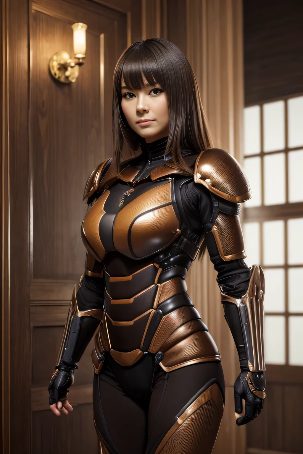 (High resolution,masterpiece,highest quality,Very detailed CG, anime, official art:1.4), realistic, photograph, amazing detail, everything is complicated, shiny and glossy,Amazing number of layers, 8K wallpaper, 3D, sketch, cute, figure,( alone:1.4), perfect female proportions,villain&#39;s daughter, (Fusion of dark brown cockroach and lady:1.4), (brown cockroach woman:1.2), (brown cockroach woman:1.2), (Fusion:1.2), (alone:1.4), (evil smile:1.2), muscular, abs, (Cockroach brown exoskeleton bio insect suit:1.4), (Cockroach brown exoskeleton bio insect armor:1.2), (brown transparent cockroach feathers:1.4), (Antennae of brown cockroaches:1.3),
