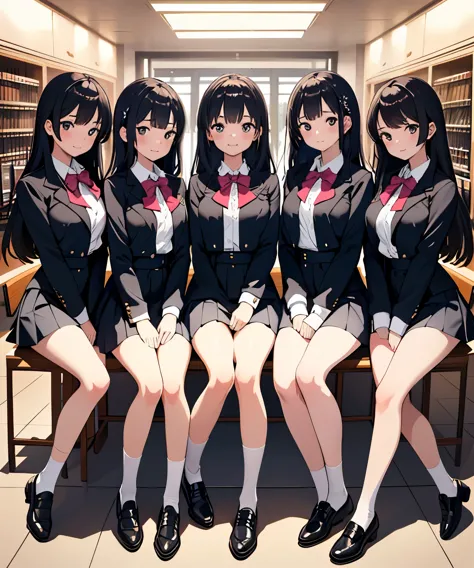 (masterpiece, highest quality), (disorganized:1.2), (super detailed, 8k, ultra high resolution:1.2), (four beautiful girls), you...