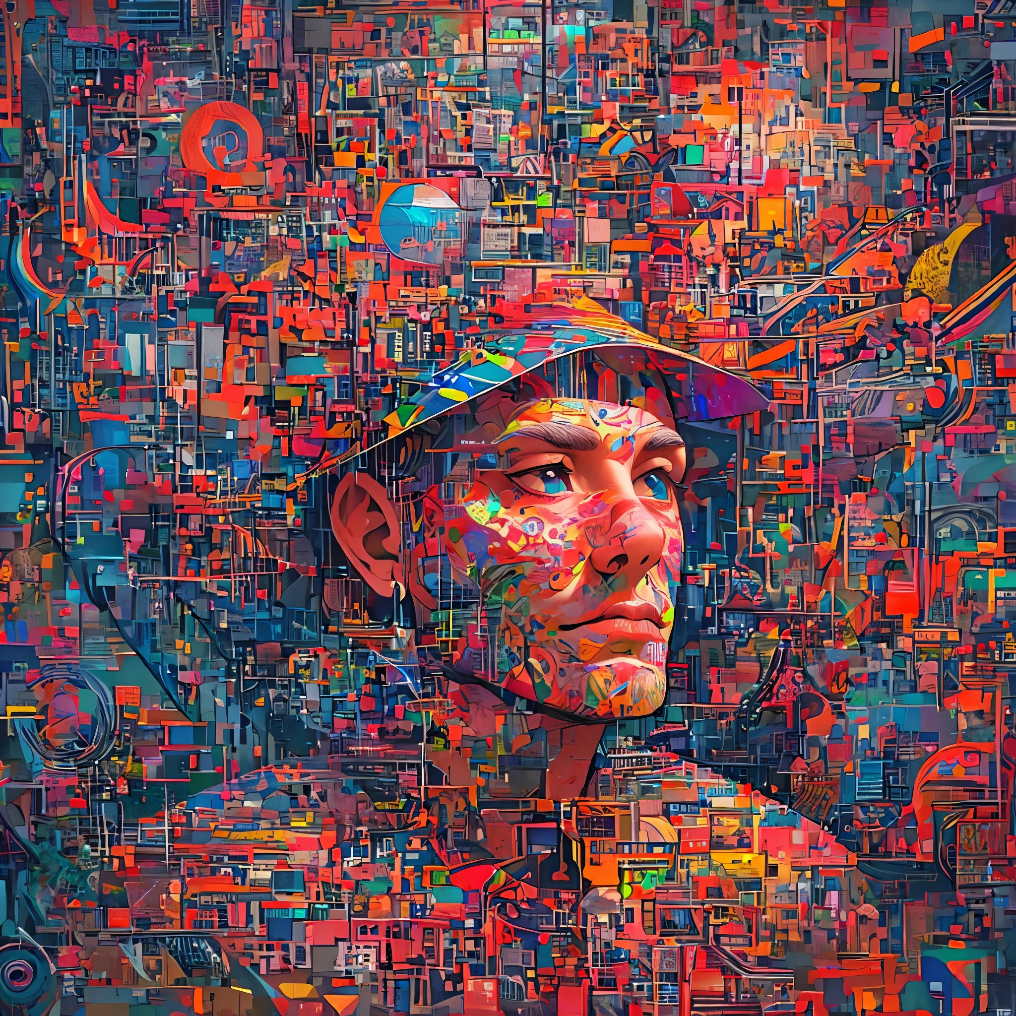 A portrait of a deeply psychedelic therapist, surreal, hallucinogen, Face, detailed, complex, elegant, agility, highly detailed, digital painting, art station, concept art, Smooth, sharp focus, illustration