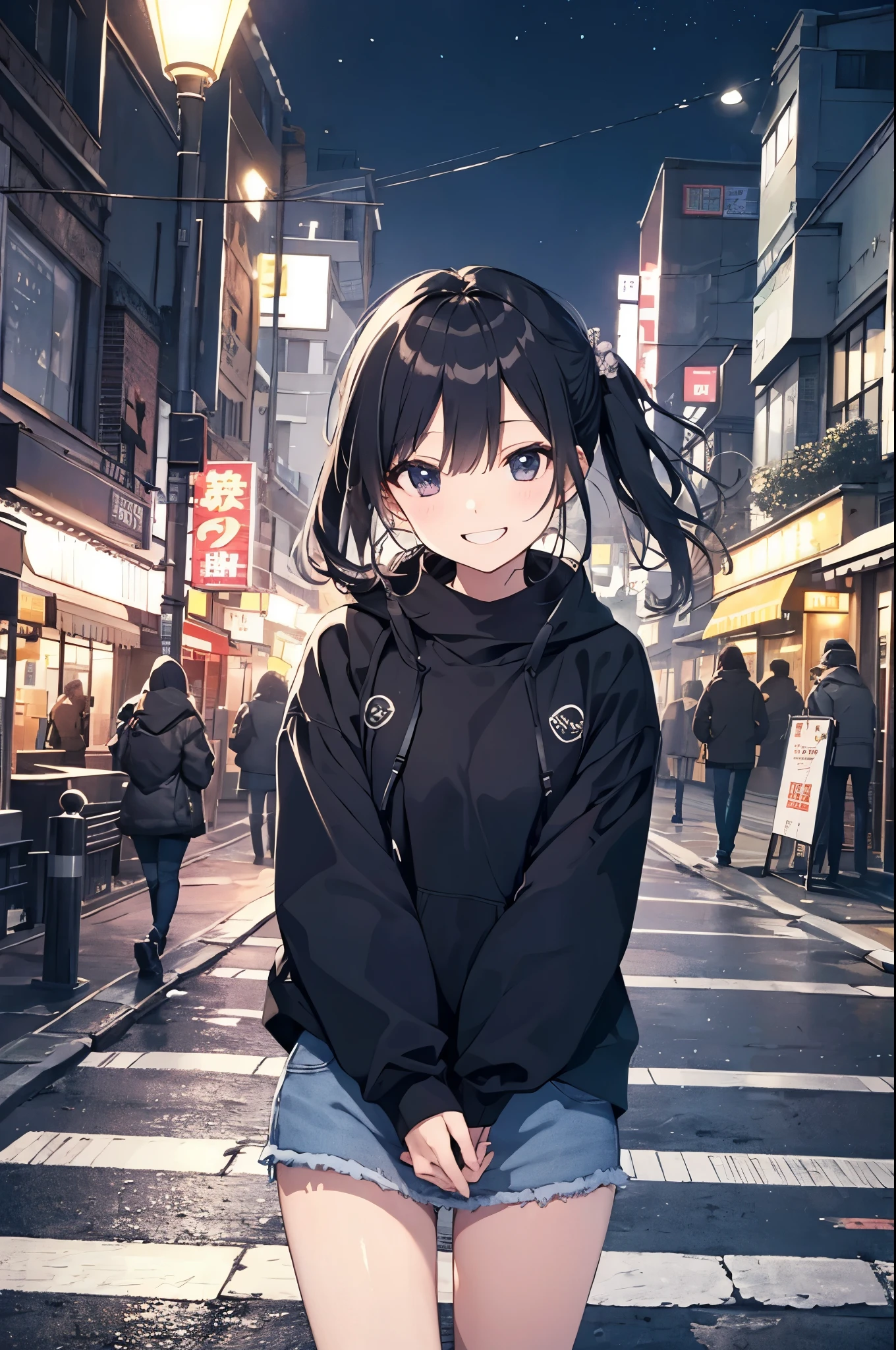 black hoodie