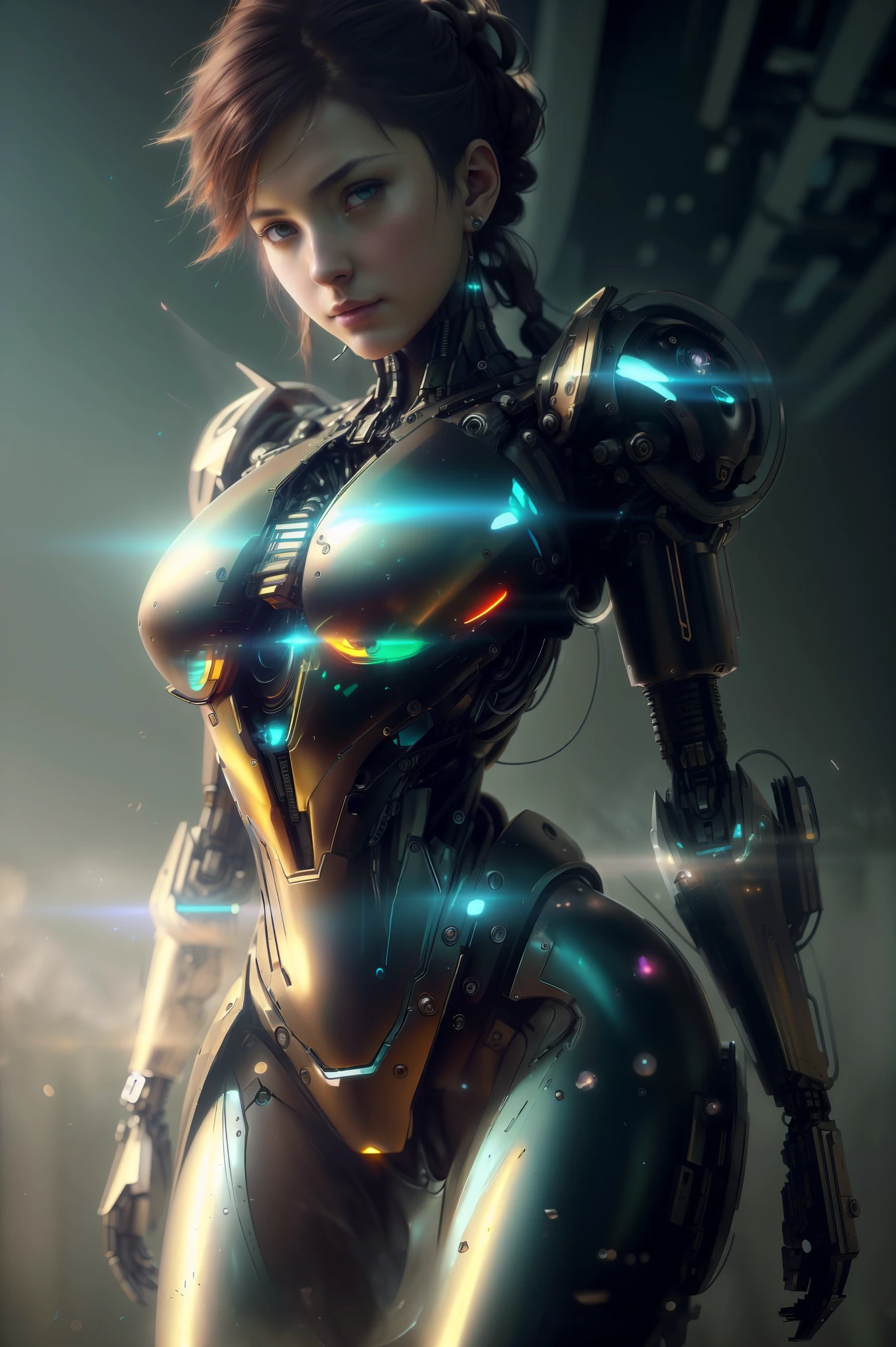 olpntng style, Portrait of the gynoid robot Samus in Wasteland, perfect composition, beautiful detailed intricate insanely detailed octane render Trends on ArtStation, 8k art photography, arte conceitual photorrealistic, soft natural volumetric cinematic perfect light, Bright dark, rewarded photography, work of art, oil on canvas, rafael, caravaggio, Greg Rutkowski, bipe, Beksinski, show, perfect composition, beautiful detailed intricate insanely detailed octane render Trends on ArtStation, 8k art photography, arte conceitual photorrealistic, soft natural volumetric cinematic perfect light, Bright dark, rewarded photography, work of art, oil on canvas, rafael, caravaggio, Greg Rutkowski, bipe, Beksinski, show, Trends on ArtStation, sharp focus, studio photo, details Intricate, highy detailed, Por Greg Rutkowski, neon ambiance, abstract black oil, gear wick, detailed acrylic, grunge, intricate intricacy, rendering in unreal engine, photorrealistic, oil painting, Heavy strokes, dripping paint