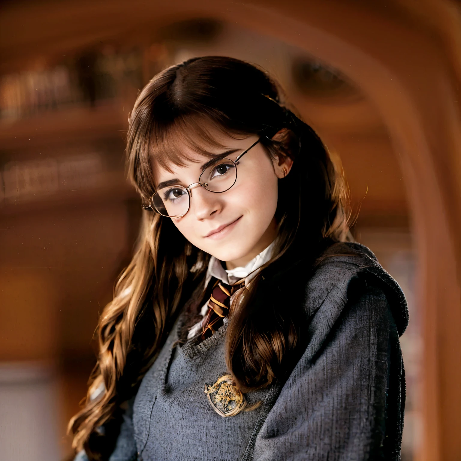 Arafed image of a young girl in a harry potter costume - SeaArt AI