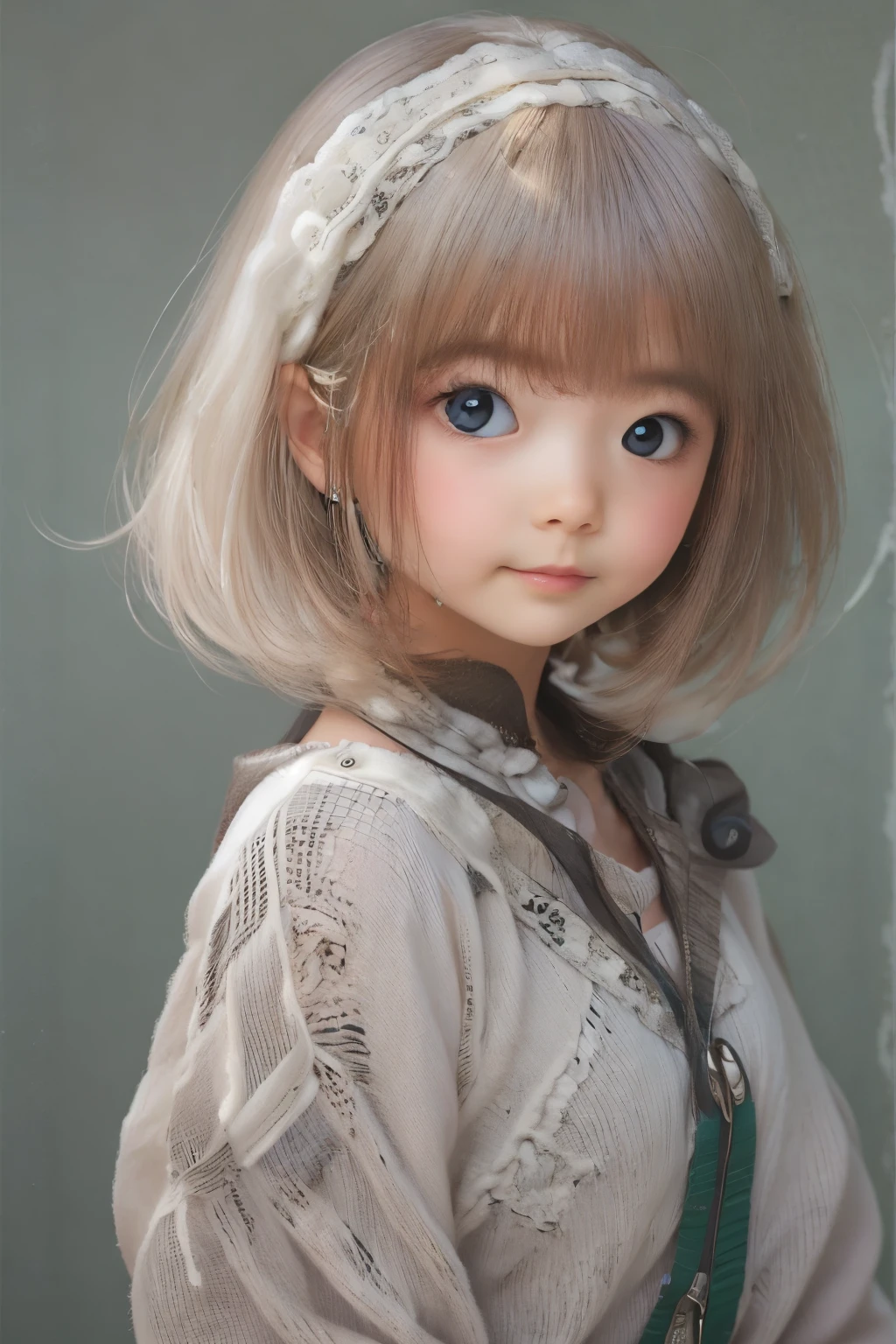 Masterpiece, Top Quality, (light Photo: 0.5), Photorealistic, Yuguo, Hanaran, Hanaran, ((short hair, 1 Girl))