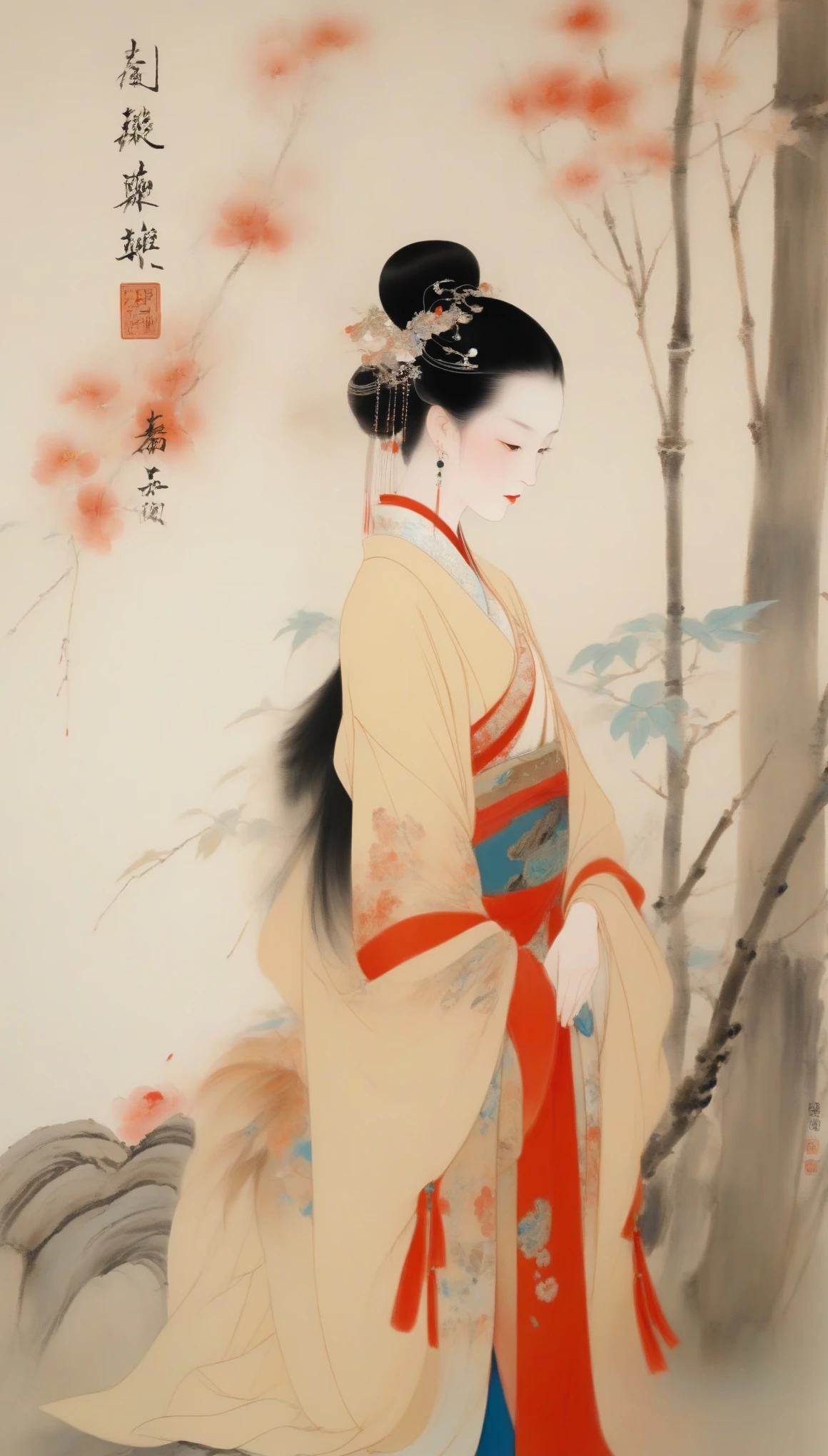 Wu Guanzhong，（Xishi, uma linda mulher do período de primavera e outono da China, está lavando a gaze à beira do rio：0.13），（todo o corpo），Xi Shi&#39;A figura é graciosa e graciosa，cabelo longo，（Especialmente a cintura é fina e macia），Dá uma sensação suave e gentil，pele tão branca quanto a neve，características faciais requintadas，Principalmente os olhos são brilhantes e cheios de energia。O formato do rosto dela geralmente é oval，Liu Yemei，palpebras duplas，Popular entre os aristocratas durante o período da primavera e do outono（manto profundo），A primeira característica das roupas profundas é que a parte superior e inferior estão conectadas；（estilo amplo）， &cotação;cinto largo&cotação; é confortável de usar，Longo e não esfrega o chão，A bainha não corta，Usável com flexão de cotovelo，O comprimento da manga e o comprimento do braço são iguais，（Cinta a cintura com uma faixa larga），Os nobres das Planícies Centrais gostavam de usá-lo quando faziam banquetes...
Wu Guanzhong combina chinês e ocidental，Suas pinturas a óleo são frescas、brilhante，Cheio de características nacionais e significado lírico。Mais tarde, ele se envolveu na inovação da pintura a tinta，Suas pinturas estão em algum lugar entre a figuração e a abstração，Pontos a serem observados、O ritmo da mistura de linhas e blocos de tinta，Com forte personalidade artística e sabor moderno。