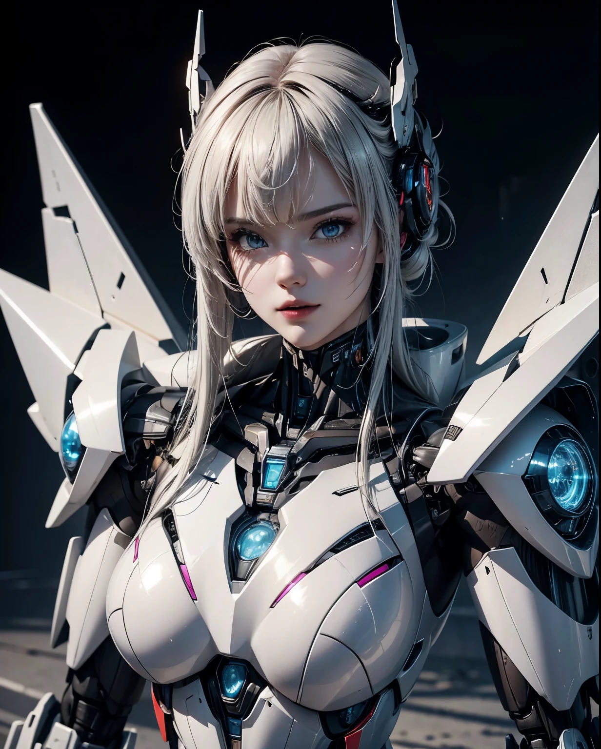  Super detailed, advanced details, high quality, 最high quality, High resolution, 1080p, hard disk, beautiful,(Arcee),beautifulサイボーグ女性,Mecha cyborg girl,battle mode,Mecha body girl, Woman warrior,front