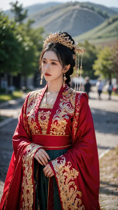 1girl,jiayi,hanfu,(jewelry:1.2),
masterpiece,best quality,32k uhd,hdr,dtm,cinematic lighting effects,wide shot,wide-angle lens,s...