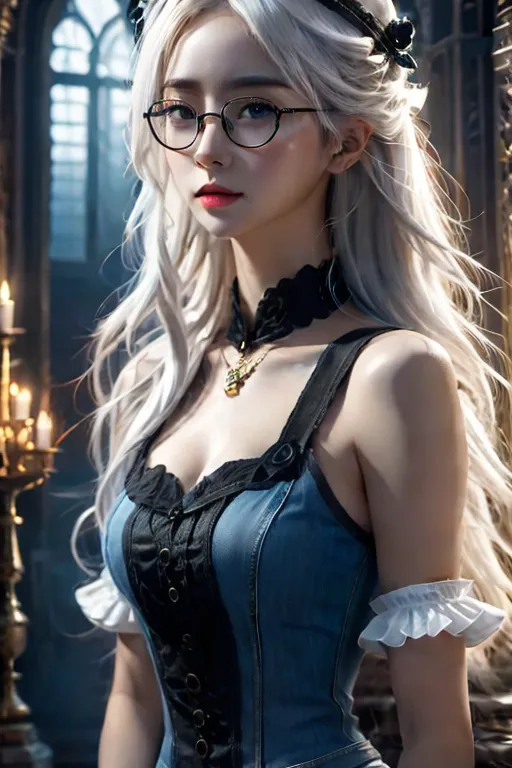 可爱的眼镜女仆Glasses maid