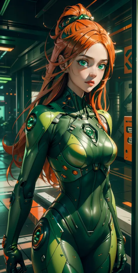 1 girl, solo, ((best quality)), ((masterpiece)), (detailed:1.4), ((upper body)), 3d, an image of a beautiful cyberpunk female,hd...