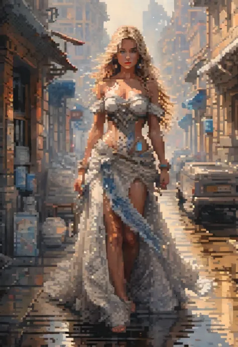 pixel art painting by andrei markin, best quality, masterpiece, high details, Ultra intricate detailed