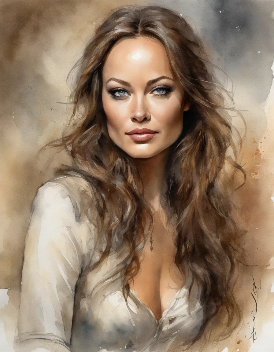 Olivia Wilde as stunning beautiful steampunk woman, ((fully body - SeaArt AI