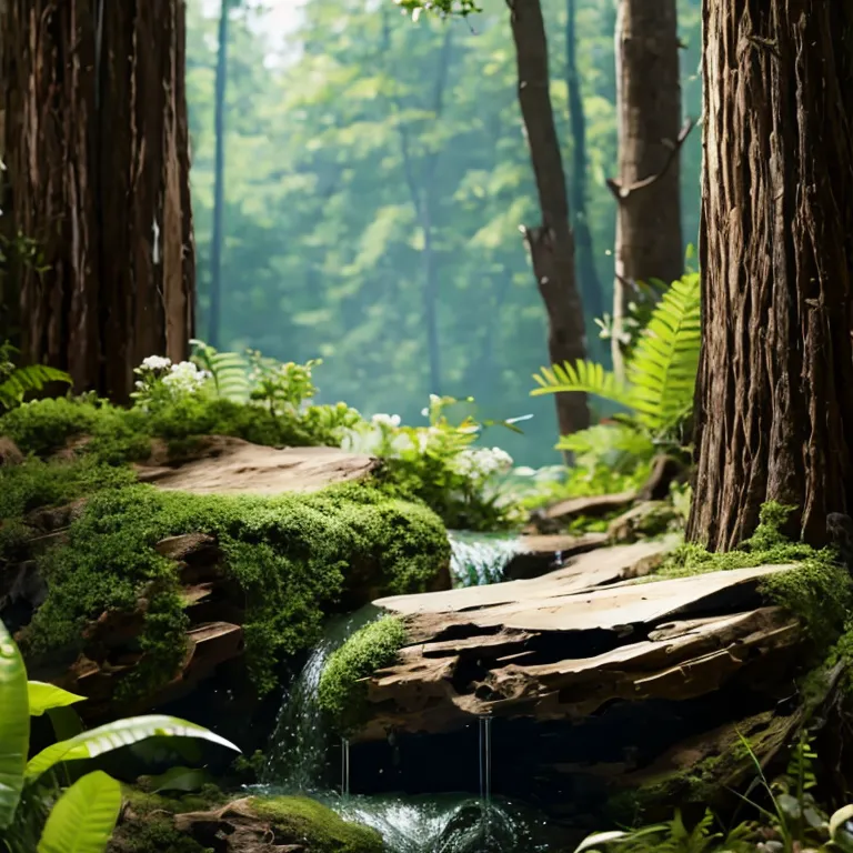 Landscape Forest Environment Stream Nature E-commerce Stand-风景 森林 环境  溪流 自然 电商 展台