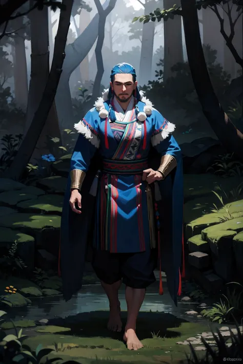 The most handsome shaman ,forest