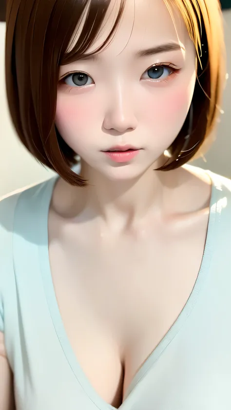 highest quality, (dramatic lighting:0.7), masterpiece, high angle shot, raw photo of (21 year old woman with short pale hair, lo...