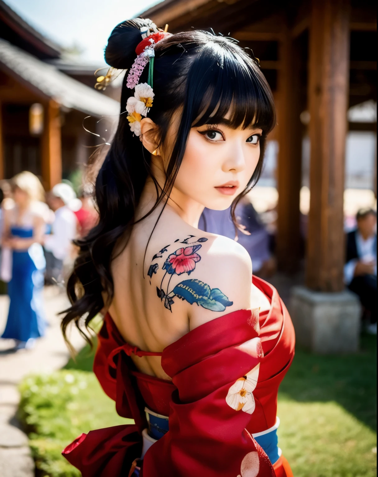 Geisha have tattoos