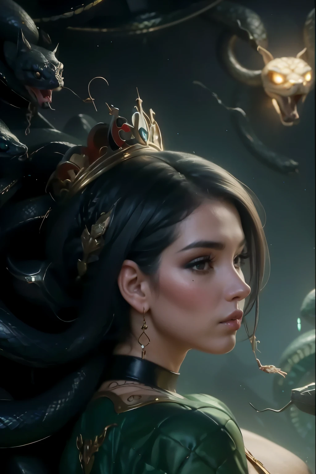 蛇女, 她的頭髮裡有一窩活花, 烏蘇拉 , 海洋女王, 章魚體