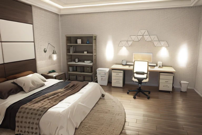 masterpiece, highres, best quality, highly detailed, bedroom