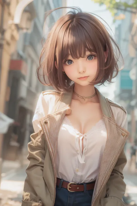 master piece , best quality , short hair , woman , clothes