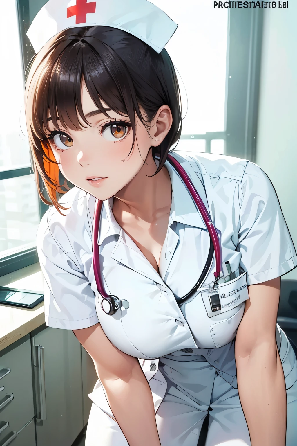 Anime nurse with a stethoscope and a stethoscope - SeaArt AI