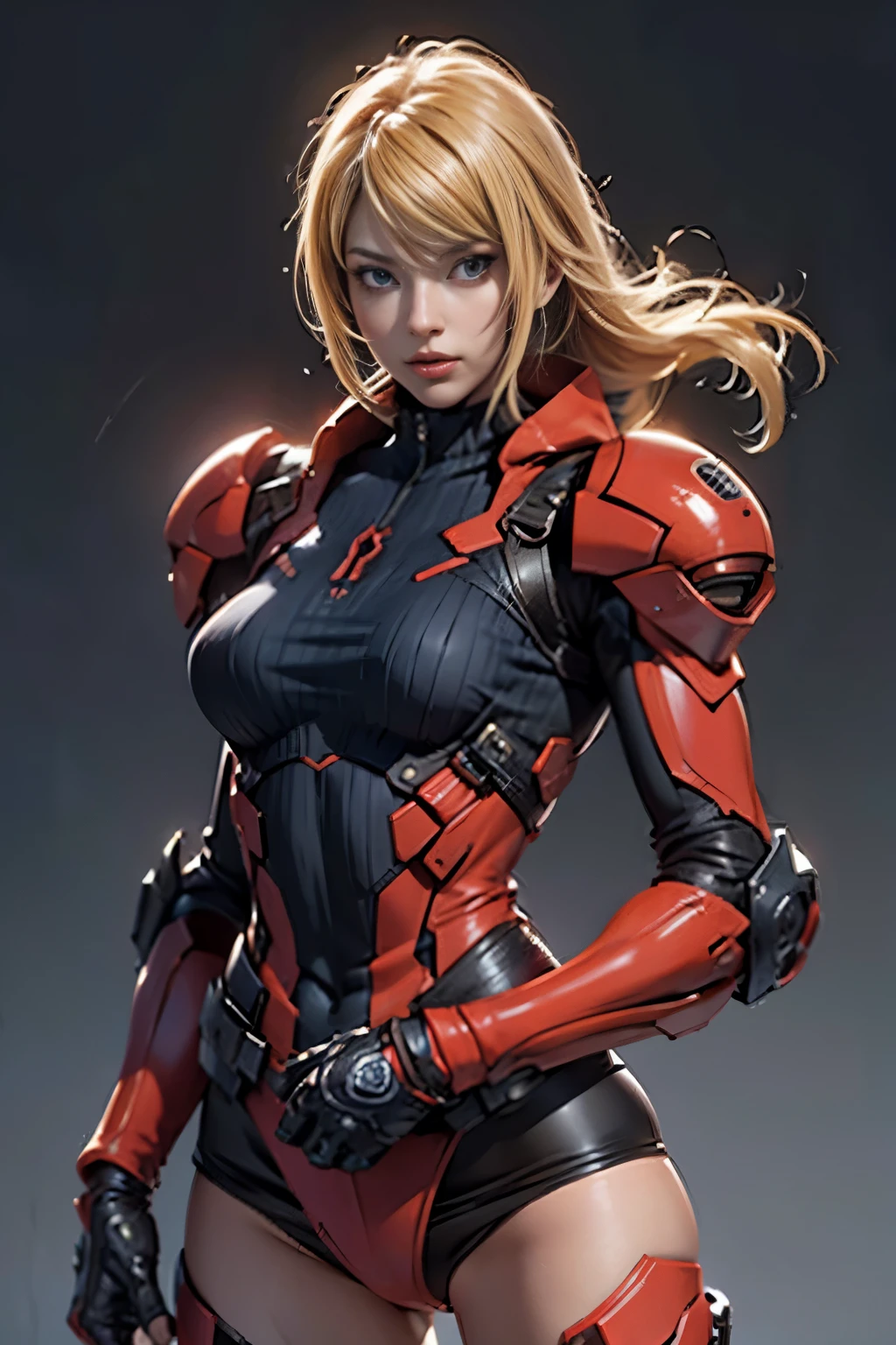 ภาพคาวบอยของ samus aran, พื้นหลังที่เรียบง่าย